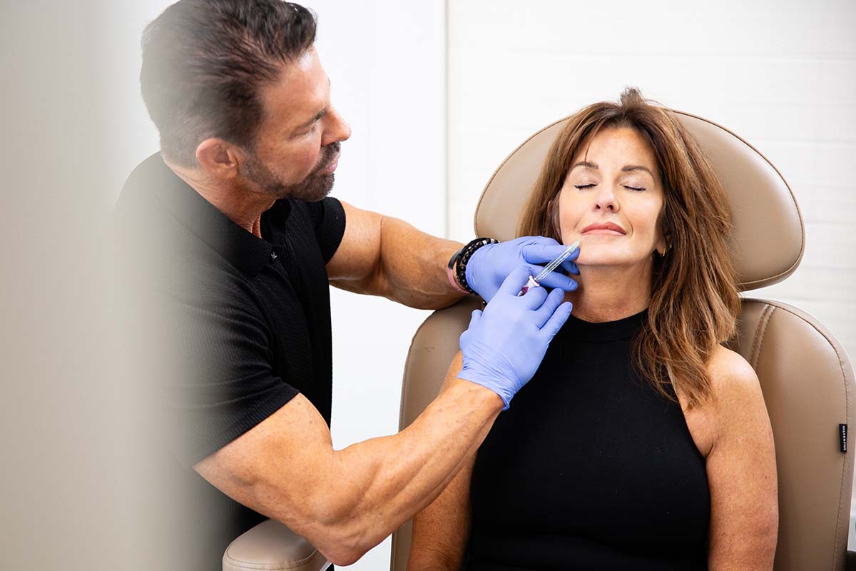 Woman receiving Botox in Daytona Beach